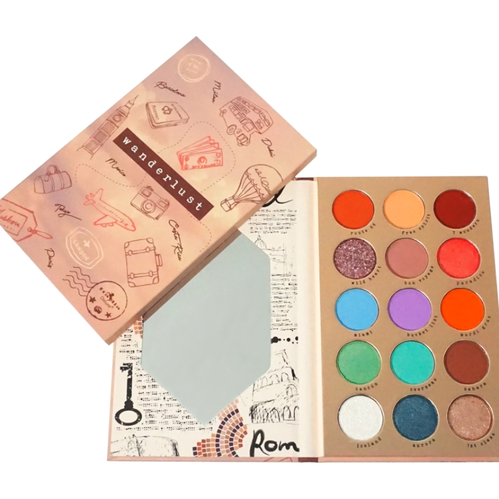 Wanderlust Eyeshadow Palette - Bold and Bright Collection